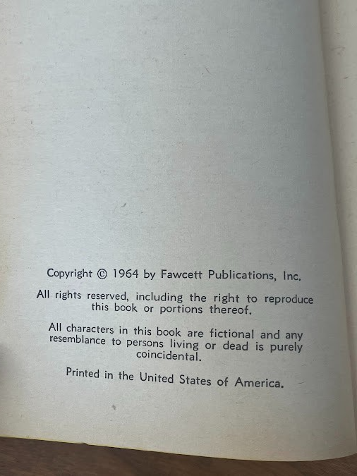Vintage Paperback - Edward S AAarons: ASSIGNMENT THE GIRL IN THE GONDOLA