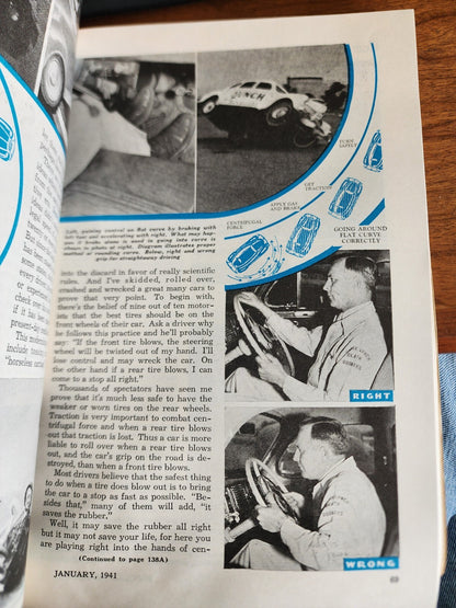 Popular Mechanics Magazine January 1941 WW2 Vintage History
