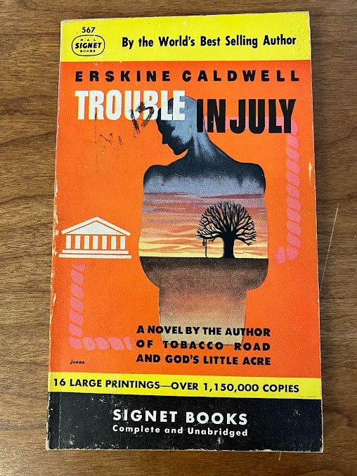 Vtg Paperbacks by Erskine Caldwell - lot of 5