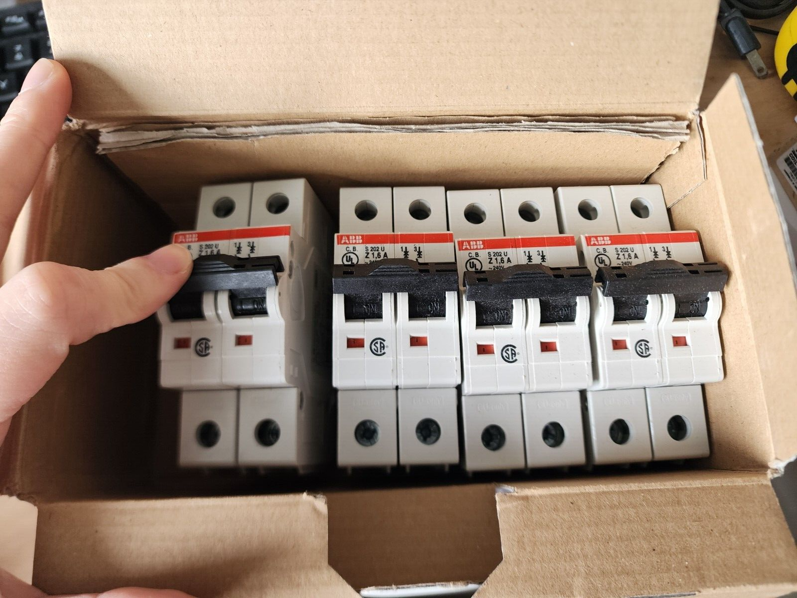 ABB S202U-Z1,6 New w/ Box LOT OF 4