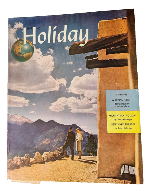 1946 OCTOBER HOLIDAY MAGAZINE - CHEYENNE MOUTAIN COLORADO