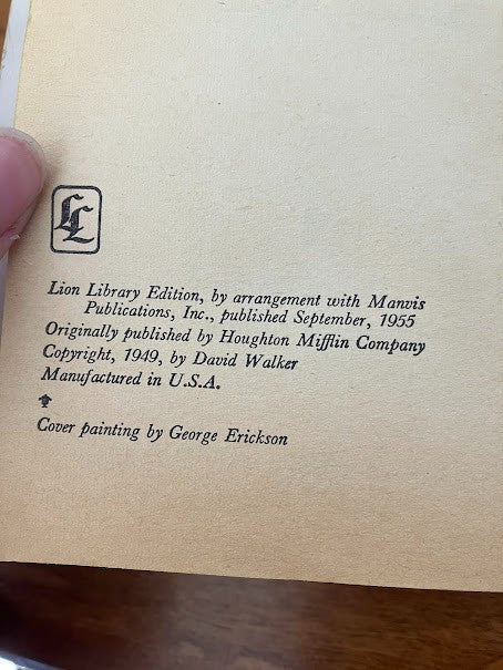 Vtg Paperback - The Storm and the Silence by David Walker