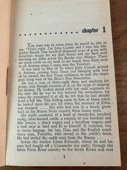 Popular Library: TRAIL OF THE DAMNED by Jack Barton