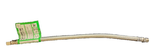 3/8" Comp 16" length Faucet Connector stainless steel supply line