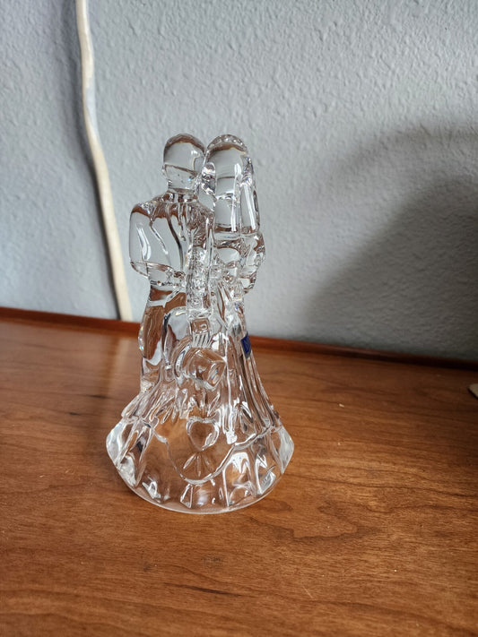 Marquis by Waterford Crystal Wedding Bride & Groom Cake Topper Made in Germany