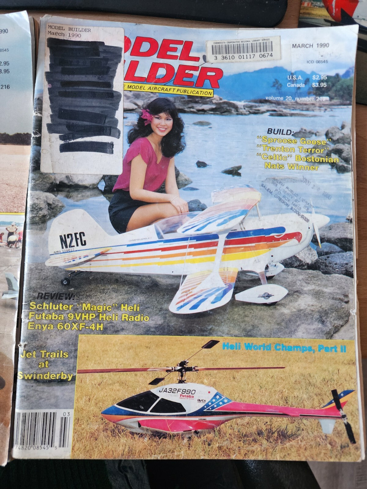 MODEL BUILDER Magazine 1990 Jan-March Aircraft Modeling (Lot of 3)
