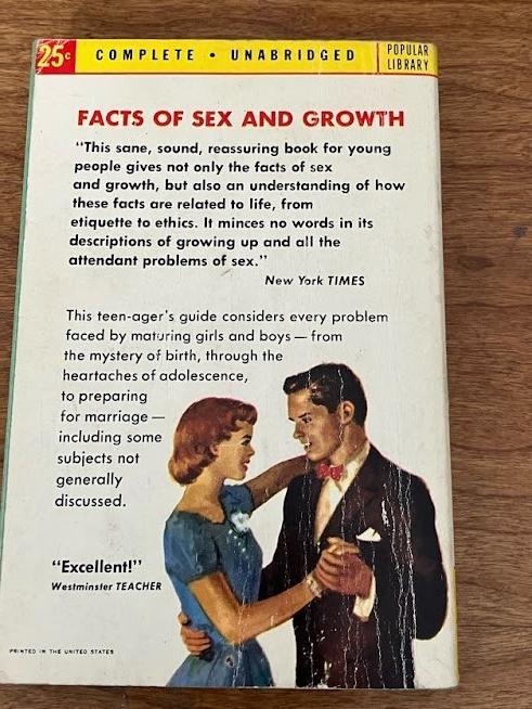 FACTS OF LIFE AND LOVE FOR TEEN-AGERS Evelyn Duvall