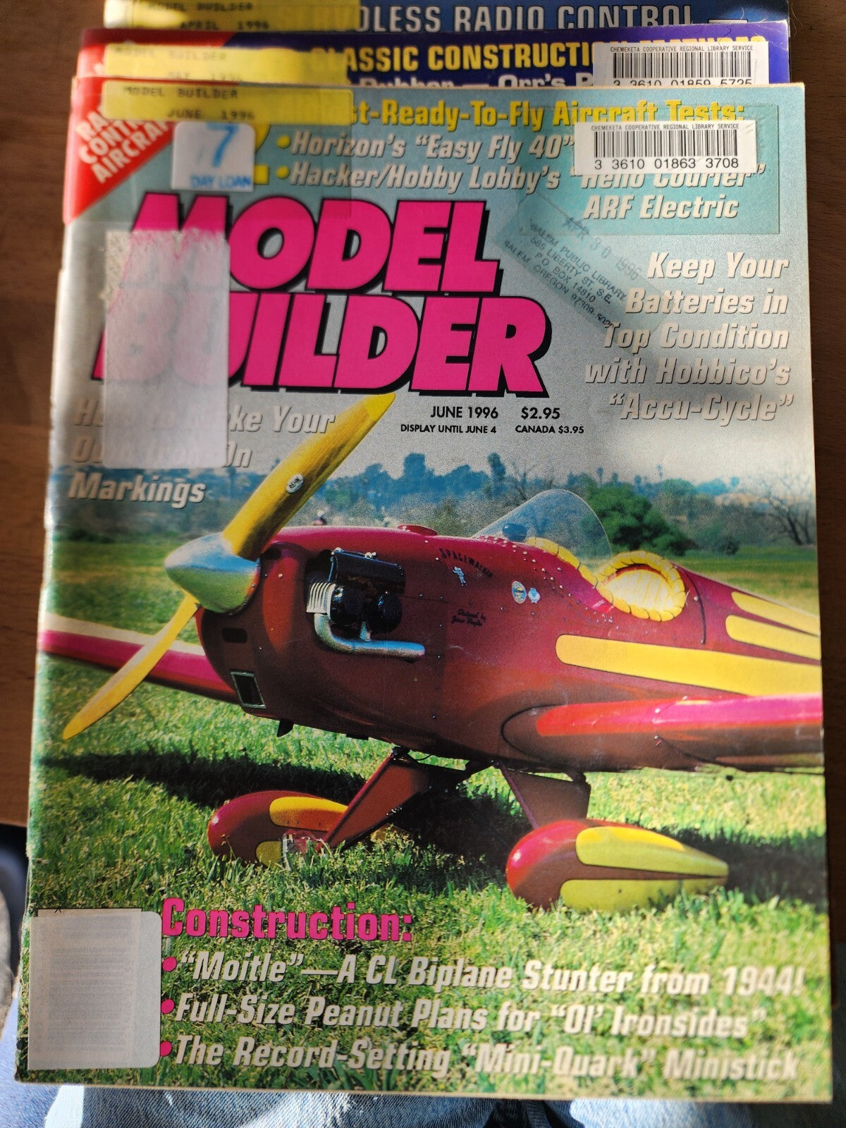 Lot of 8 Model Builder Magazines From 1996