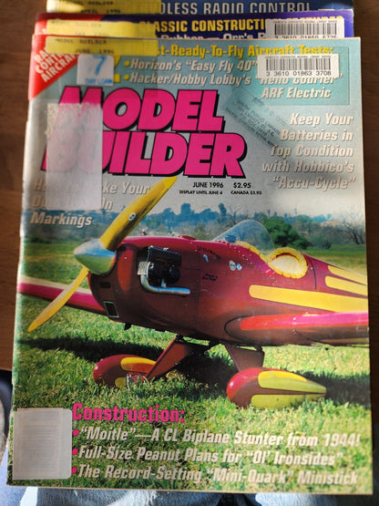 Lot of 8 Model Builder Magazines From 1996