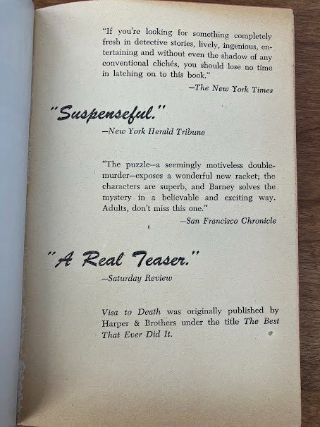 Vtg Paperbacks by Ed Lacy - lot of 2