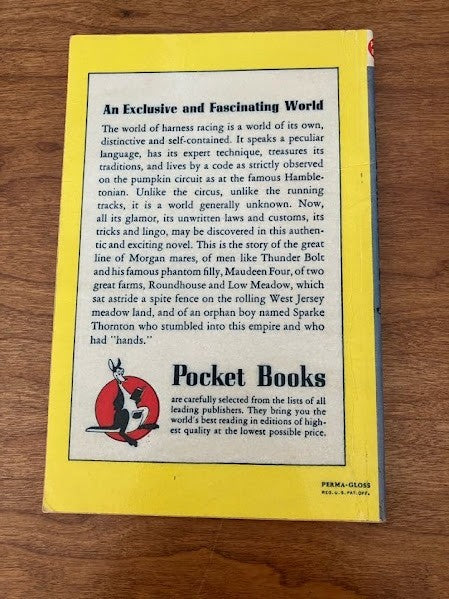 vtg pocketbook - The Phantom Filly by George Agnew Chamberlain