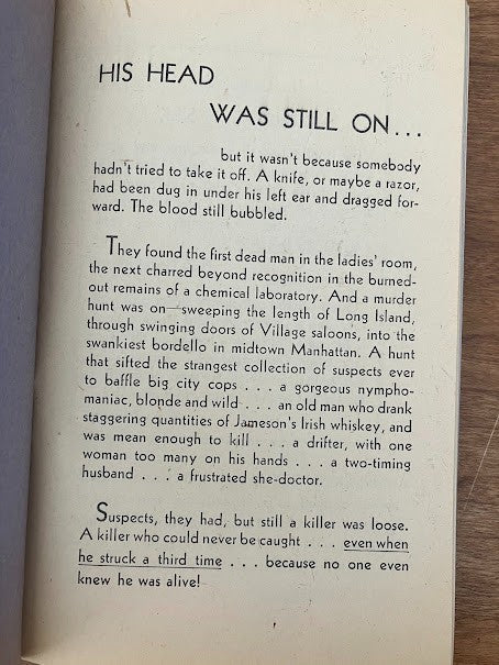 Vtg Paperback - MURDERS IN SILK By Mike Teagle