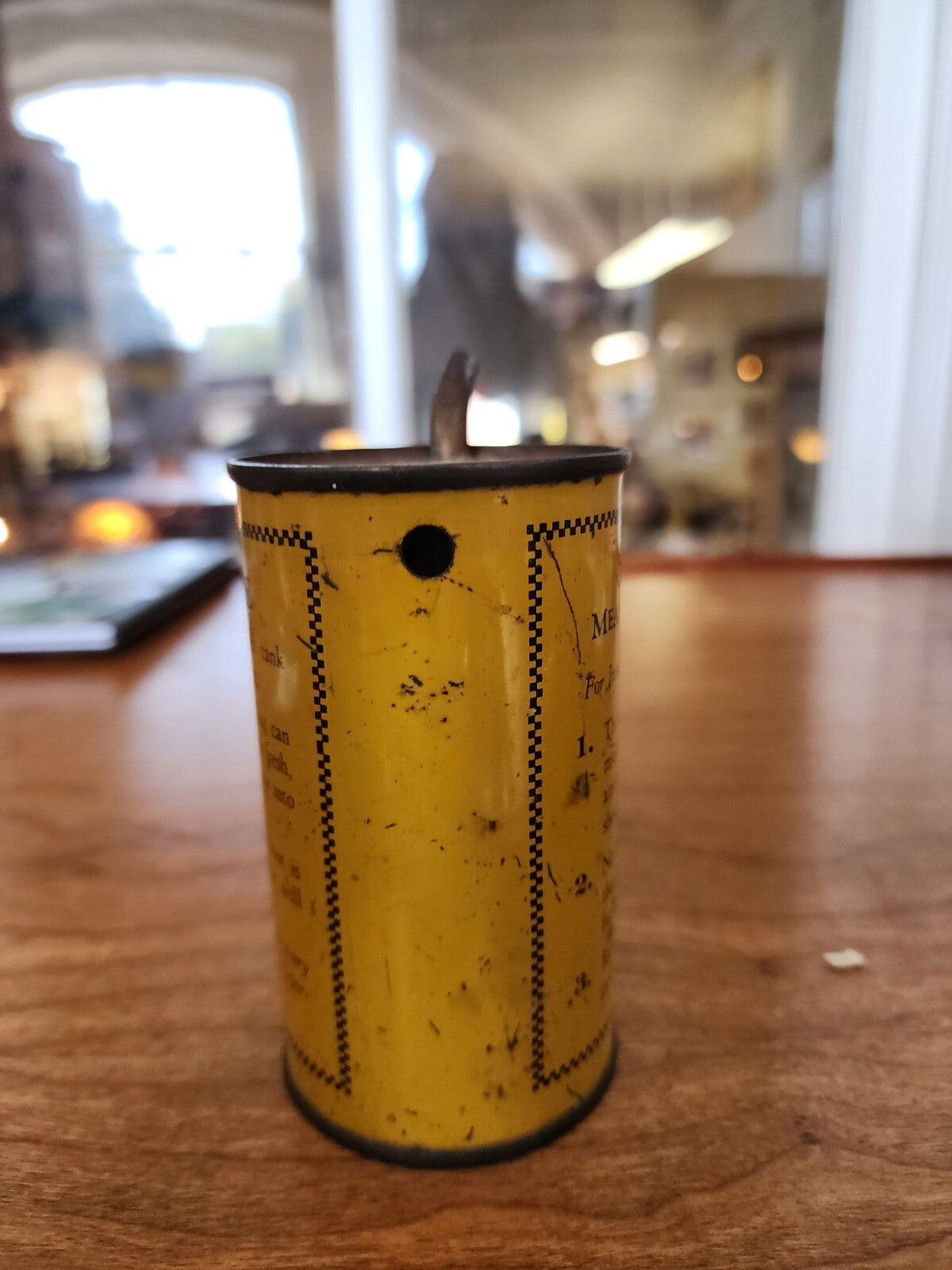 Vtg Gasoline Measuring Can for Instant Lighting Irons