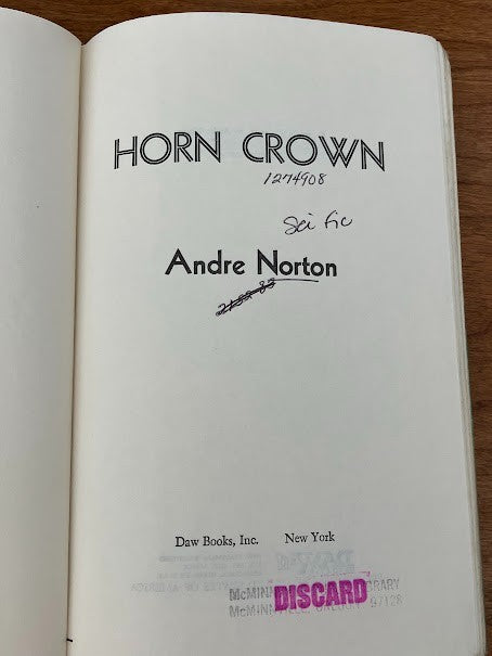 Andre Norton: Horn Crown