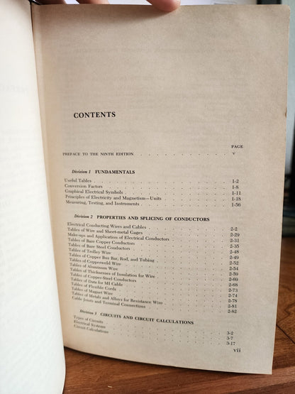 Vtg American Electricians Handbook - 9th Edition by Croft Carr and Watt