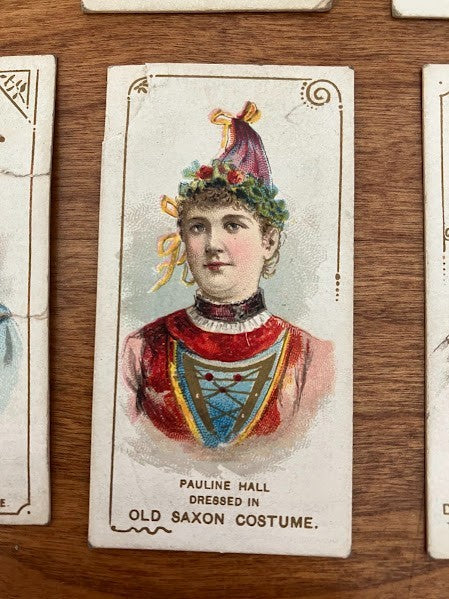 DUKE'S CIGARETTES: PORTRAITS OF ACTORS & ACTRESSES - Lot of 8