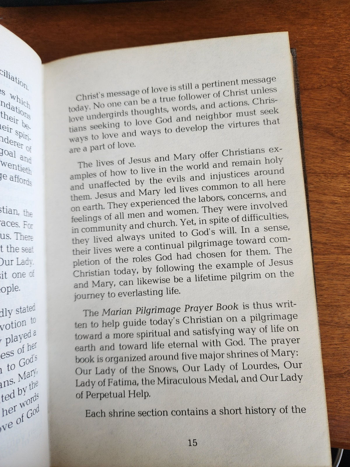 Vtg Marian Pilgrimage Prayer Book 1986