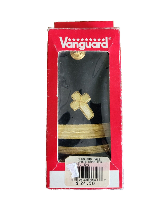 U.S. Navy Shoulder Board: Lieutenant Commander Christian Chaplain - MALE