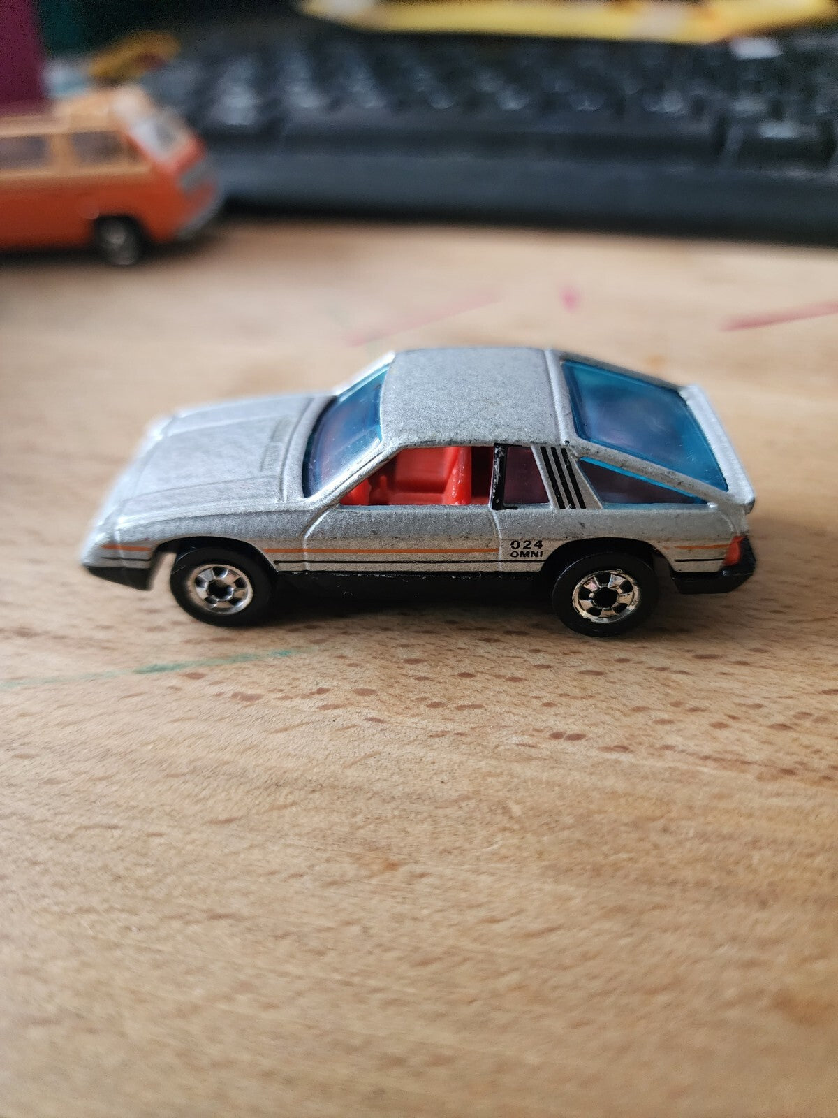 Vtg1980 Hot Wheels Dodge Omni O24 Car -  Silver