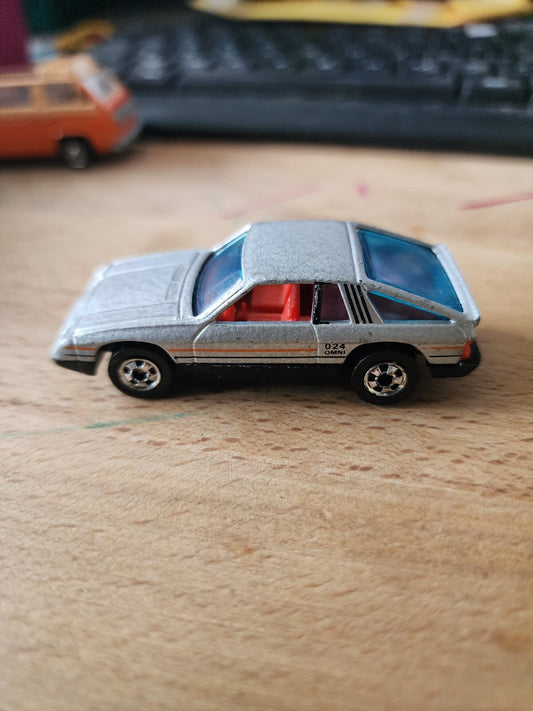 Vtg1980 Hot Wheels Dodge Omni O24 Car -  Silver
