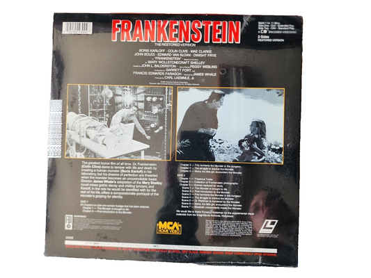 FRANKENSTEIN MCA HOME VIDEO ENCORE EDITION NEW SEALED
