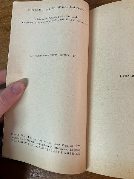 Vtg Paperbacks - lot of 3 - Erskine Caldwell