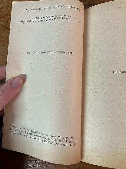 Vtg Paperbacks - lot of 3 - Erskine Caldwell