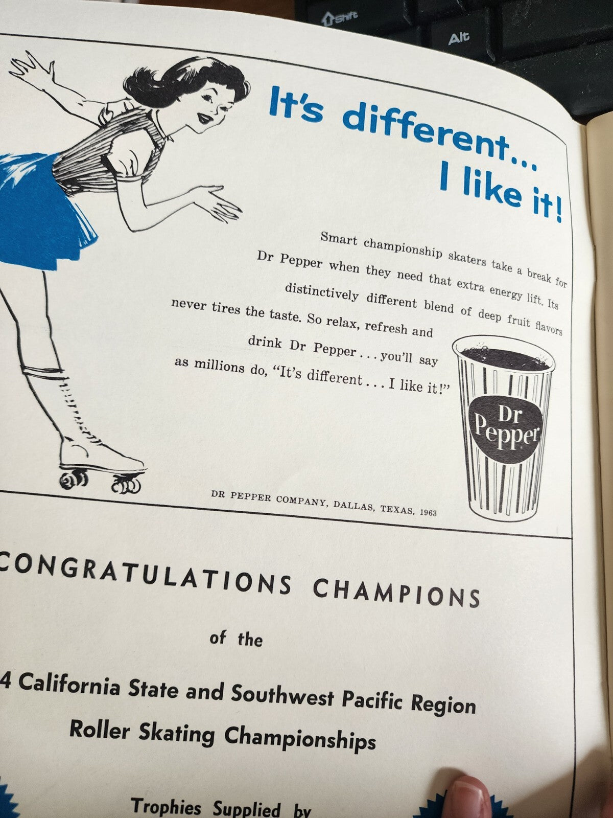 Roller Skating Championships Program 1964