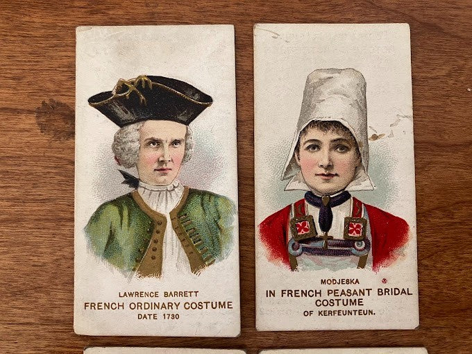DUKE'S CIGARETTES: PORTRAITS OF ACTORS & ACTRESSES - Lot of 4