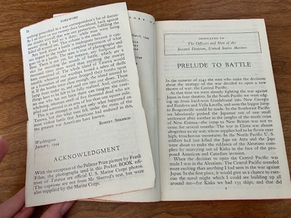 Tarawa - The Story of a Battle by Robert Sherrod