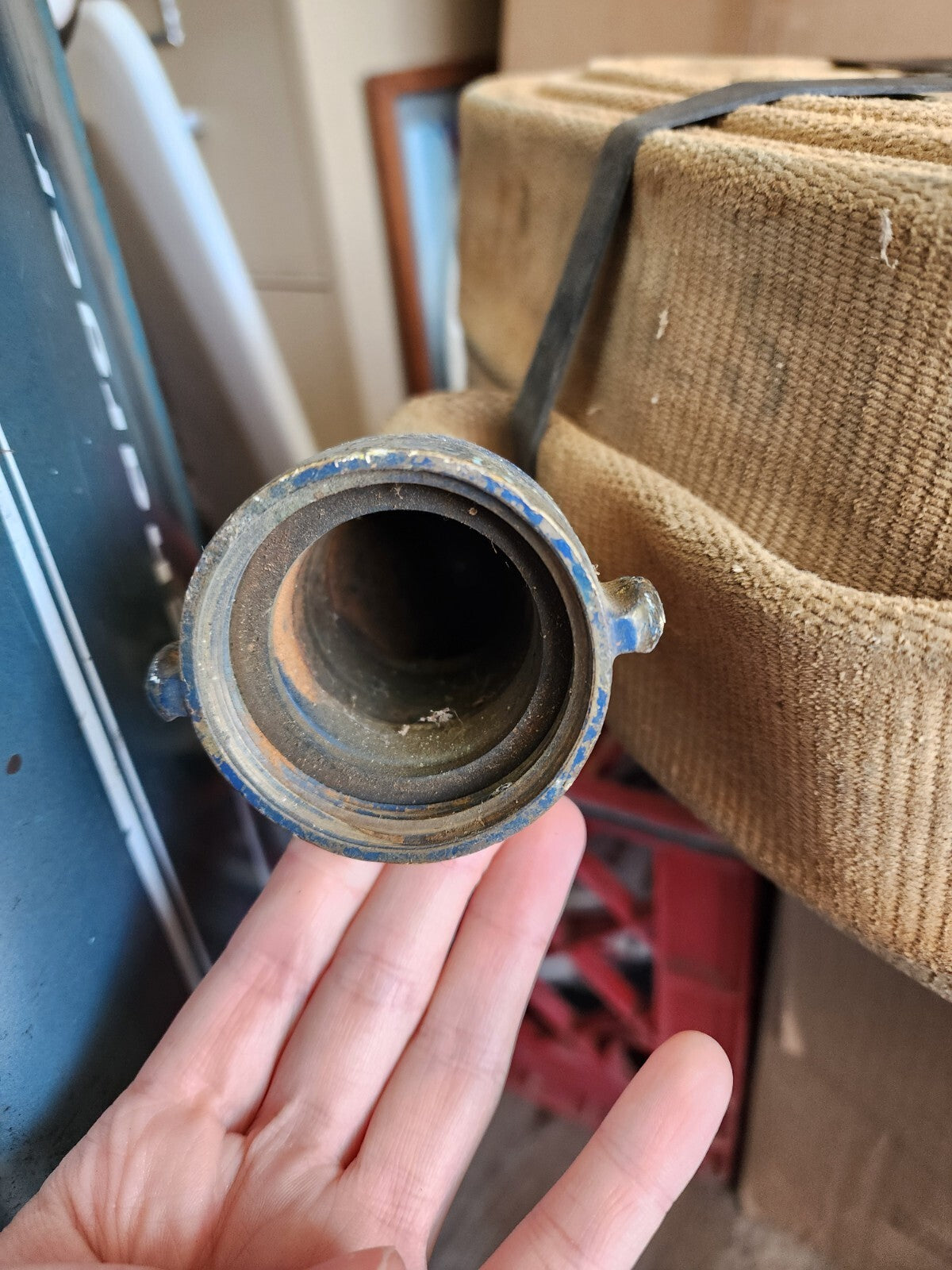 Vintage Fire Hose for Boat/Truck Docks 2.5" x unknown