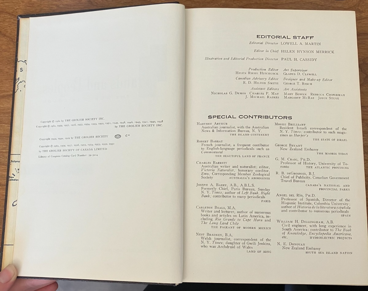 Lands And People’s - Volume I