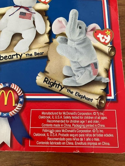 Ty Beanie Baby - Lefty the Donkey