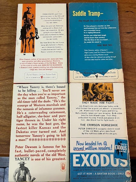 Bantam Books by Peter Dawson - lot of 4