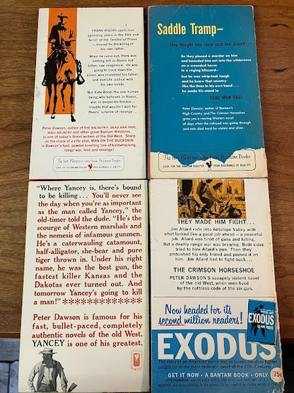 Bantam Books by Peter Dawson - lot of 4