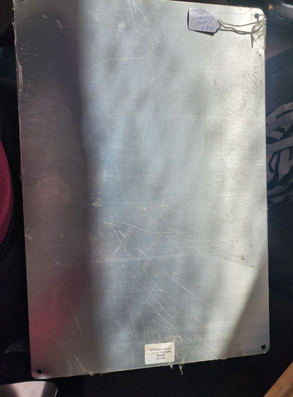 SUN CURED RED COON CHEWING TOBACCO 18" Heavy Duty U.S.A. Advertising Sign