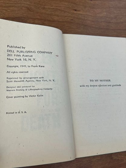 Vtg Paperbacks by Frank Kane - lot of 2