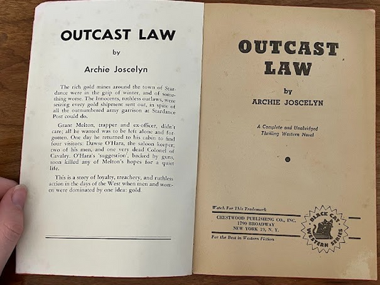 Outcast Law by Archie Joscelyn