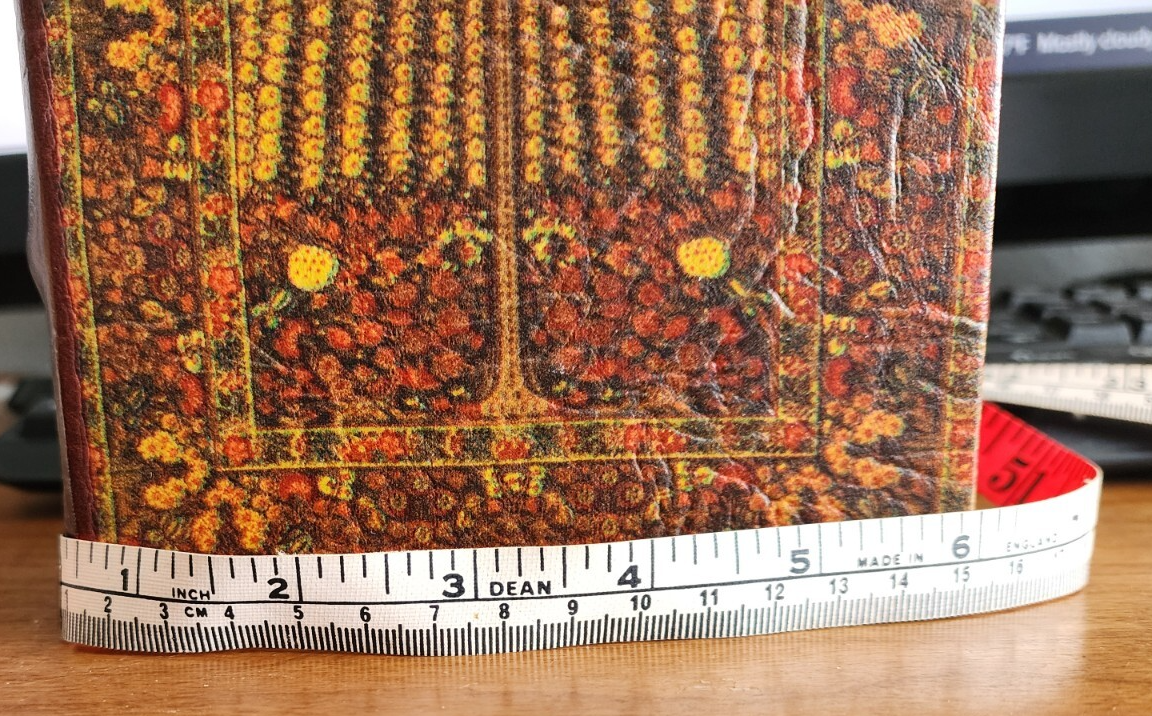 Hidden Compartment Faux Book Magnet Close