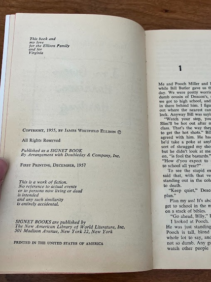 Vtg Paperback - I'M OWEN HARRISON HARDING by James Whitfield Ellison