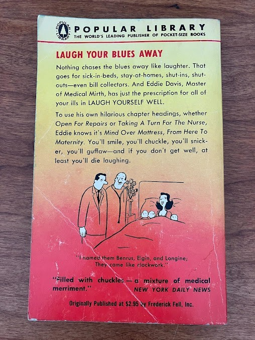Vtg Paperback - Laugh Yourself Well by Eddie Davis