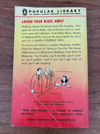Vtg Paperback - Laugh Yourself Well by Eddie Davis