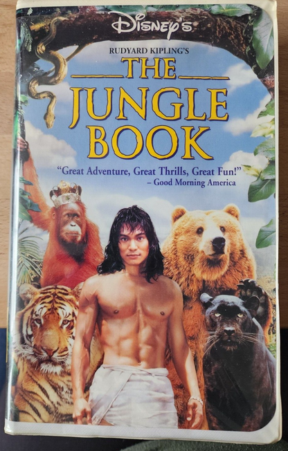 DISNEY'S RUDYARD KIPLING'S The Jungle Book (VHS, 1995)