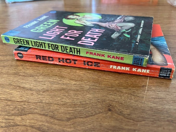 Vtg Paperbacks by Frank Kane - lot of 2
