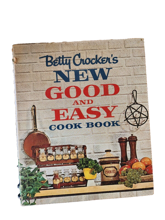 Vtg Betty Crocker's New Good and Easy Cook Book 1962 First Edition 3rd Printing