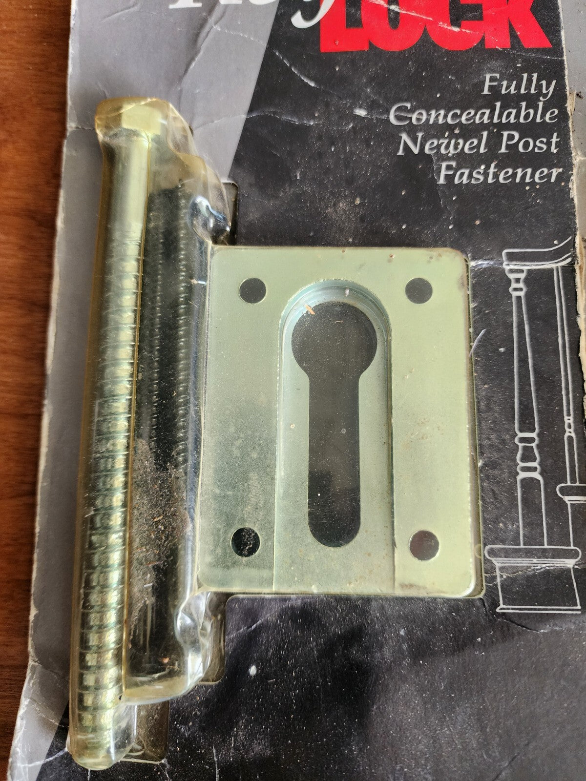 L.J. Smith Keylock Newel Post Fastener Fully Concealable Lot of 3 - #6283