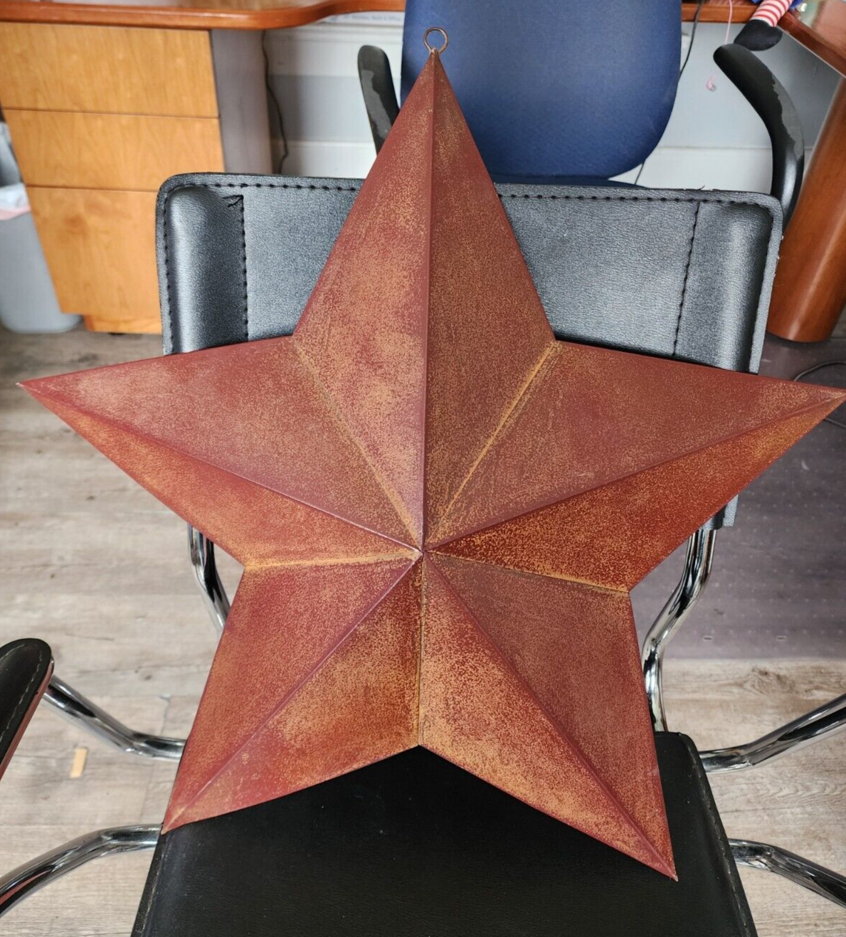 Metal Barn Star Wall Decor Rustic Finish 22 inch
