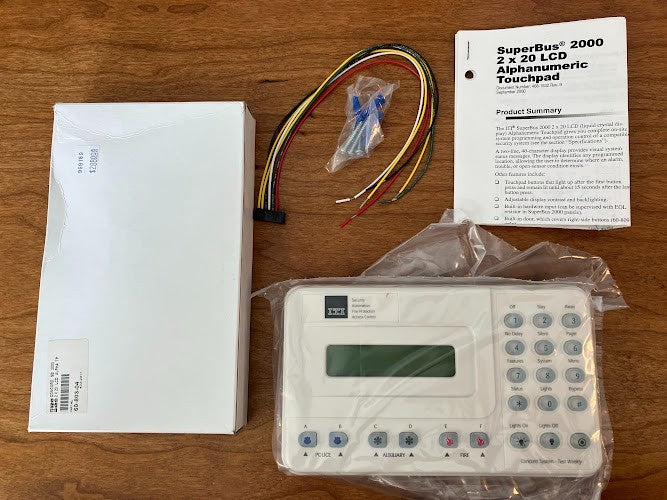60-803-04 - Concord SB2000 SB 2000 LCD Alpha Touchpad