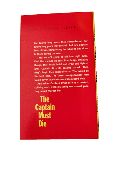 1st Edition 1st Printing 1959 The Captain Must Die by Robert Colby #835