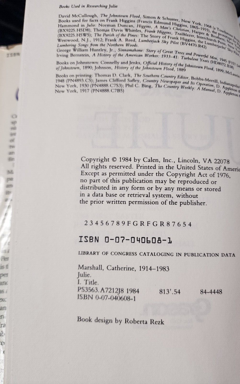 Julie - Hardcover By Marshall, Catherine